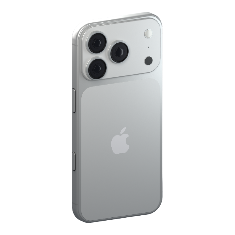 iPhone 18 Pro Max 256 GB eSIM Blanco, vista en perspectiva
