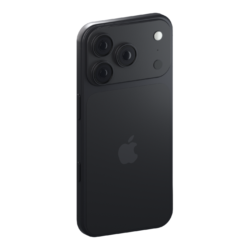 iPhone 18 Pro Max 256 GB eSIM Negro, vista en perspectiva